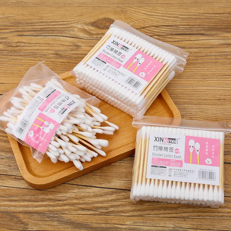 100x100 Pack Double Head Cotton Swabs Makeup Remover - Image 4