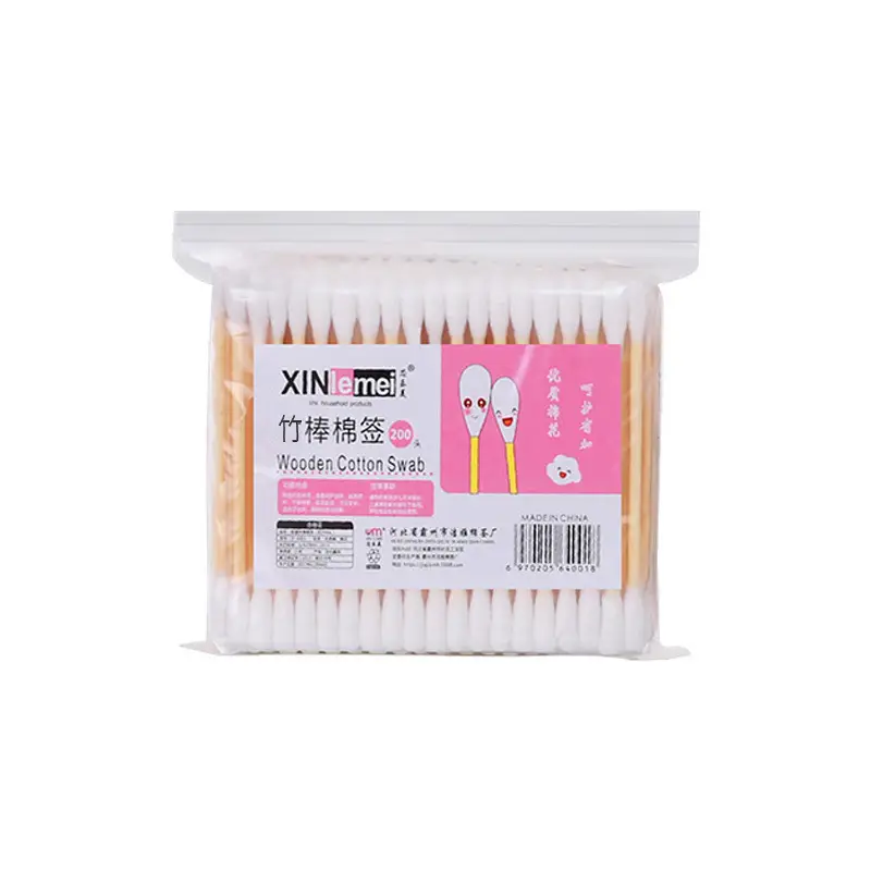 100x100 Pack Double Head Cotton Swabs Makeup Remover - Image 7