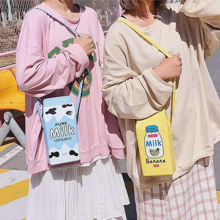 Pink Apple Design Crossbody Bag for Girls — feature 1
