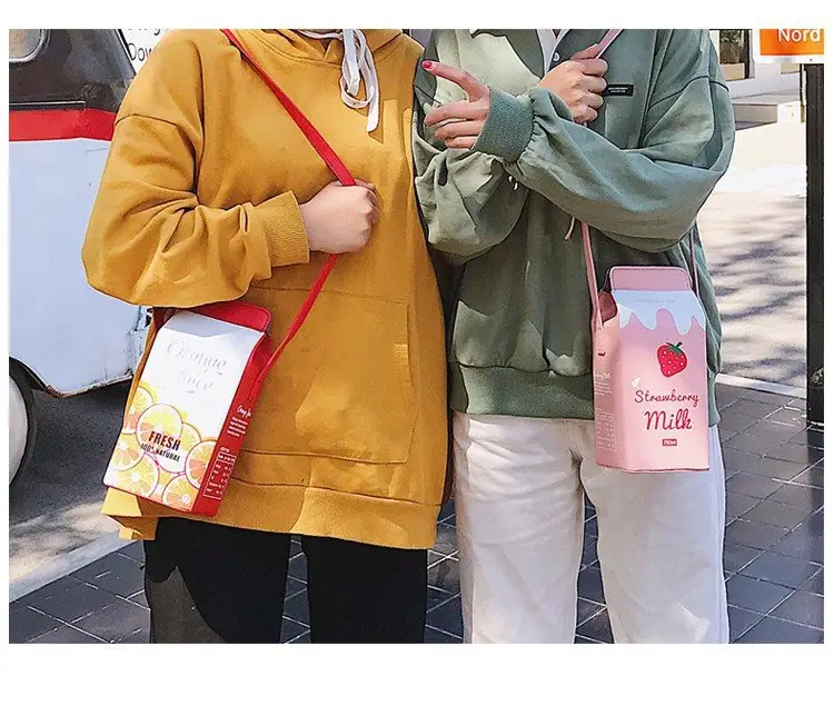 Pink Apple Design Crossbody Bag for Girls — feature 16