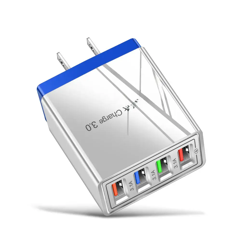 3A USB 4 Usb Travel Charger European Plug - Image 11