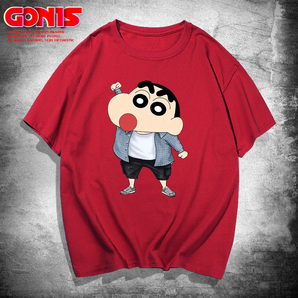 Men White Cartoon T-Shirt Couple Half Sleeve Summer Wear