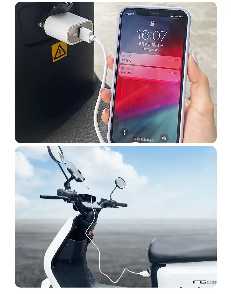 Electric Car Phone Charger 12-100V Super Fast USB — feature 11