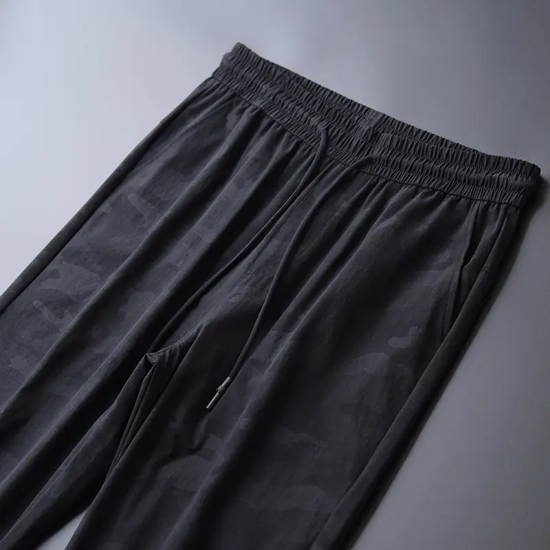 Men's Ice Silk Slim Fit Ankle Pants - Image 7