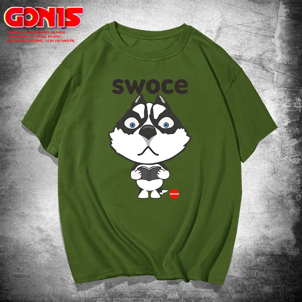 Men's Pink Husky "Swoose" T-Shirt Large - Image 6
