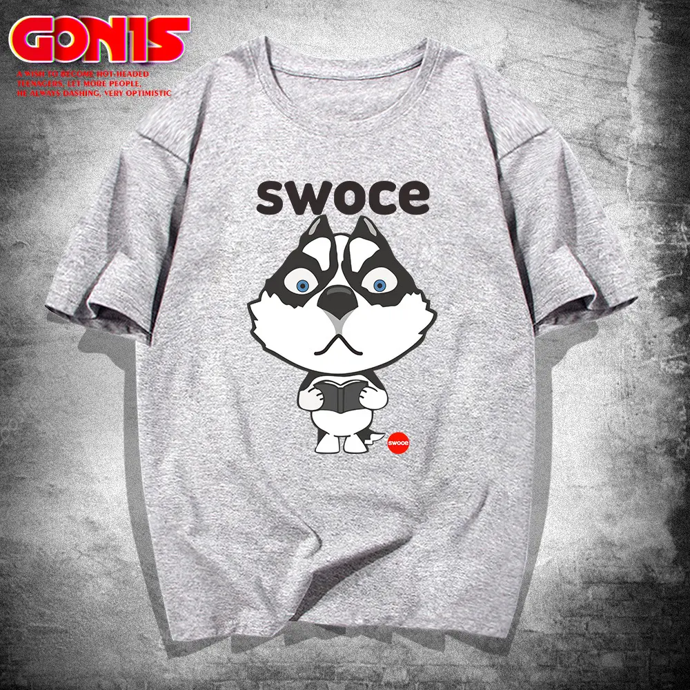 Men's Pink Husky "Swoose" T-Shirt Large - Image 7