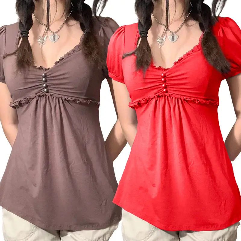 Red Satin Slim Fit Camisole with Chain Strap — feature 9