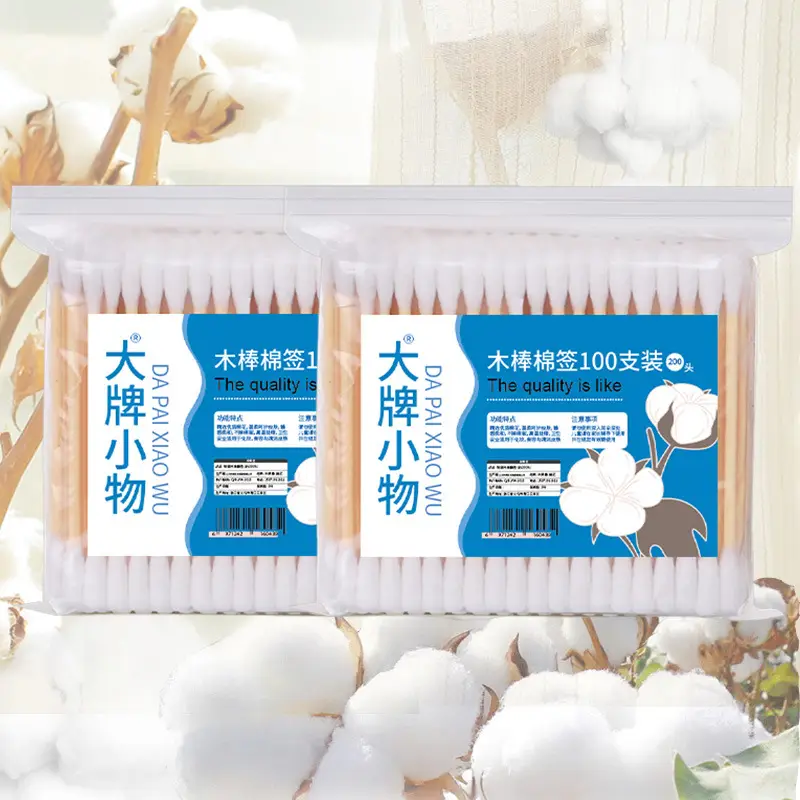 Cotton Swabs 100x100 Double Size Makeup Remover - Image 5
