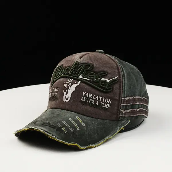 Men's Cowboy Color Matching Baseball Cap Summer Sunshade