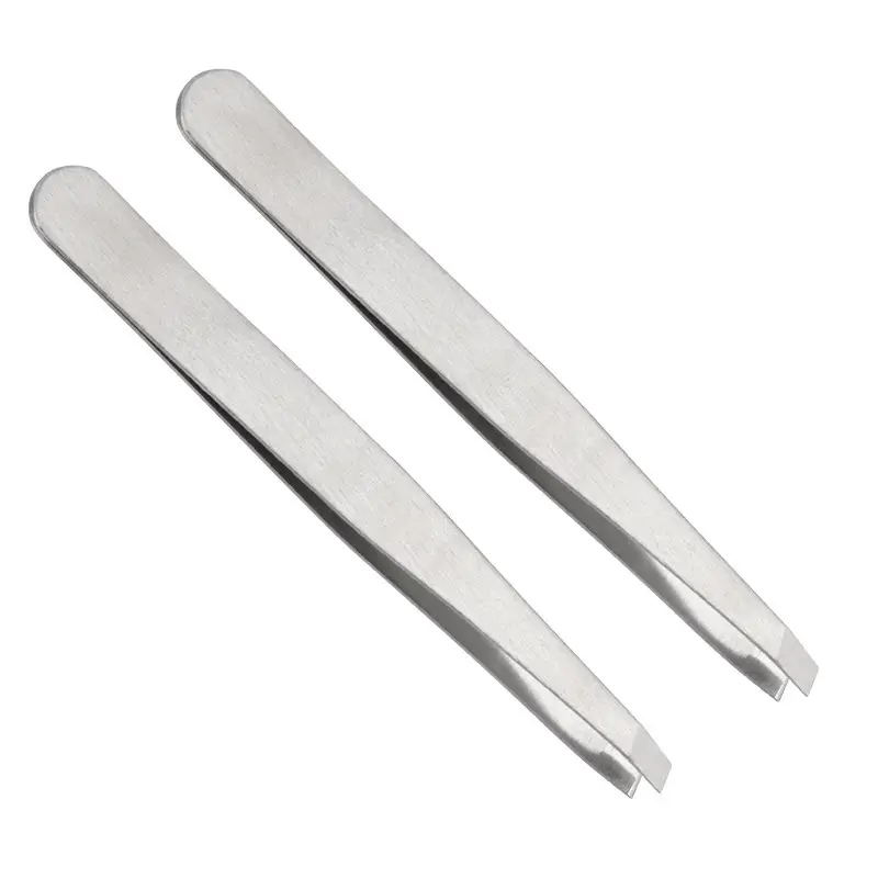 Stainless Steel Oblique Eyebrow Clip Pliers Set - Image 6
