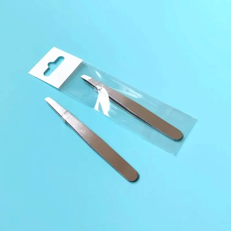 Stainless Steel Oblique Eyebrow Clip Pliers Set — feature 20