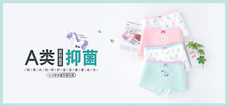 Boys' underwear children's cotton 50 boxers boys' boxer shorts middle and big children's triangle underwear children's cartoon — feature 5