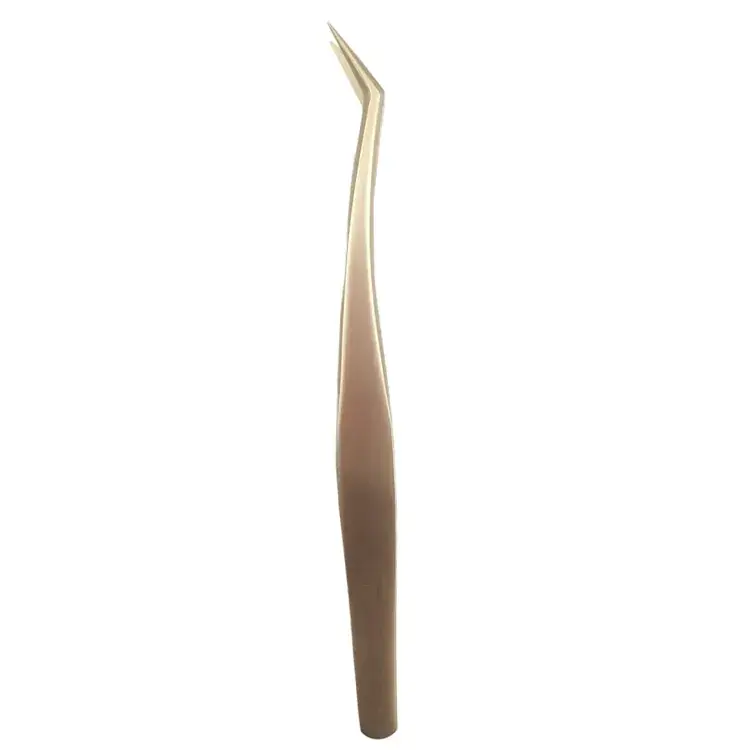 Huiheng Pearl Golden Eyelash Tweezers Long Mouth Grafting