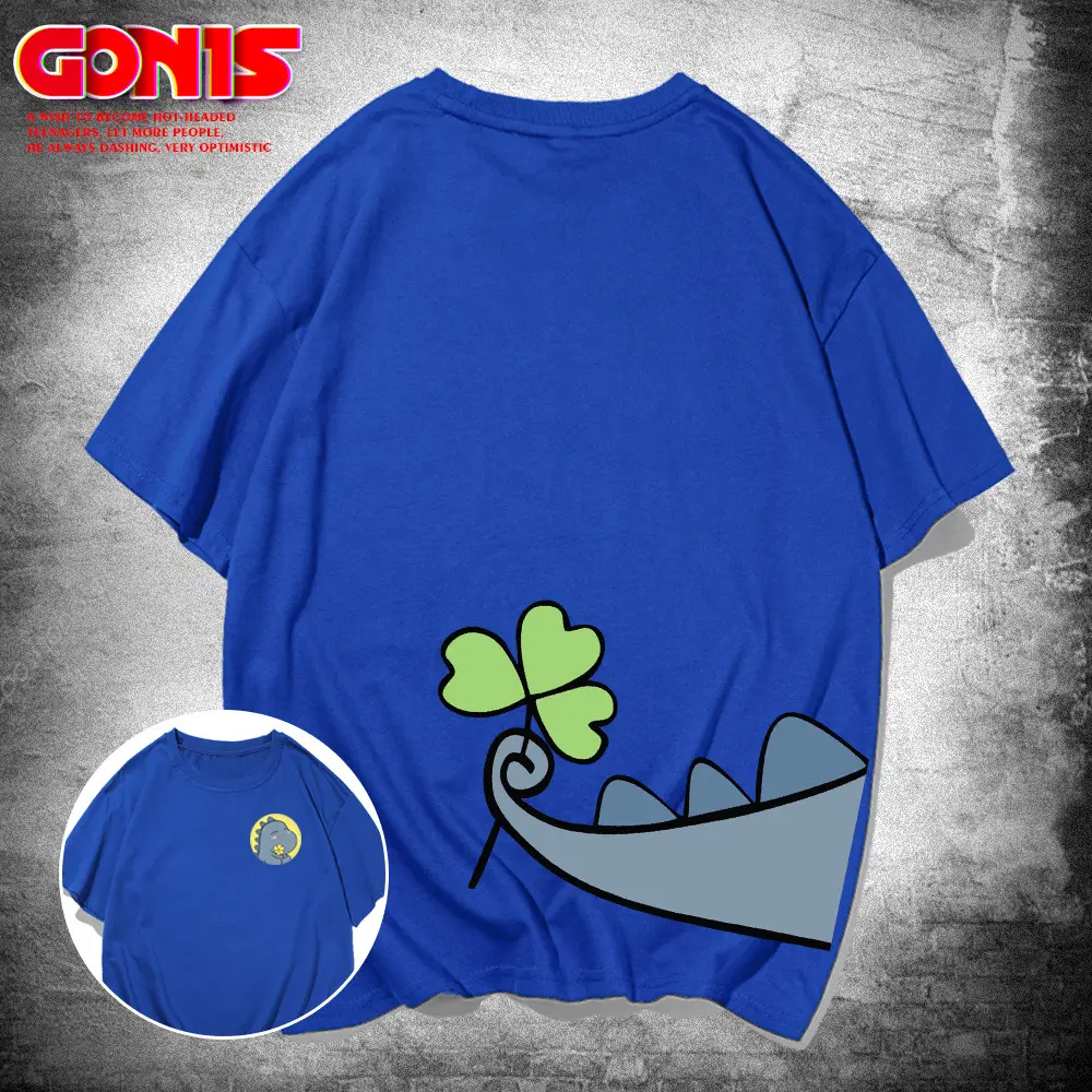 Japanese Dinosaur T-Shirt White Loose Fit - Image 12