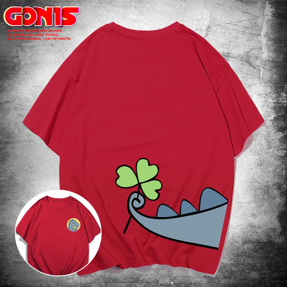 Japanese Dinosaur T-Shirt White Loose Fit - Image 11