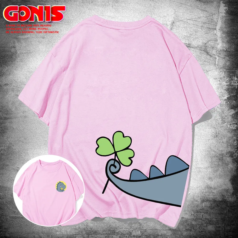 Japanese Dinosaur T-Shirt White Loose Fit - Image 14
