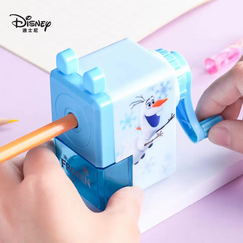 Spider-Man pencil sharpener pencil sharpener Frozen Mickey Elsa princess elementary school student hand pencil sharpener
