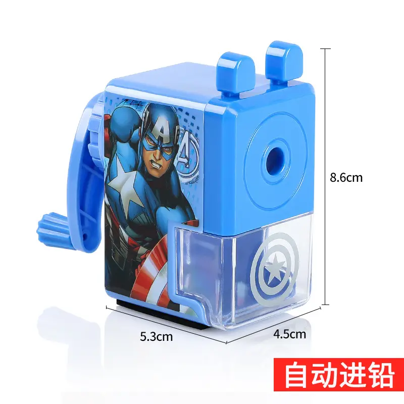 Spider-Man pencil sharpener pencil sharpener Frozen Mickey Elsa princess elementary school student hand pencil sharpener