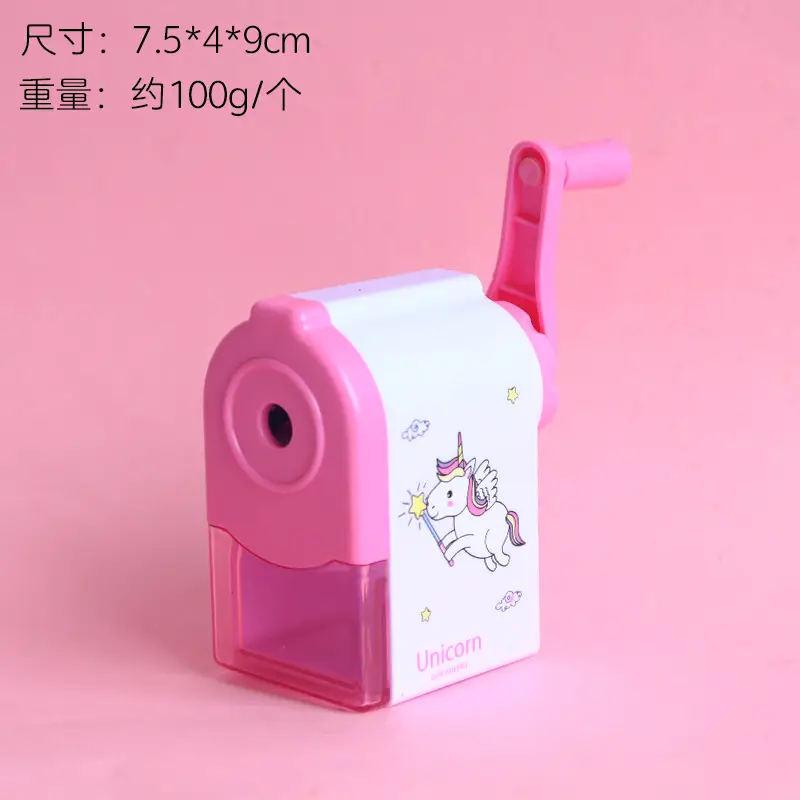 Spider-Man pencil sharpener pencil sharpener Frozen Mickey Elsa princess elementary school student hand pencil sharpener