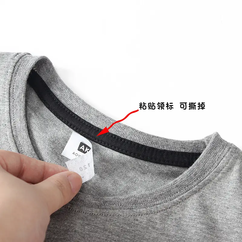 2026 Korean Style Boys Long Sleeve T-Shirt Grey Black Cotton - Image 20