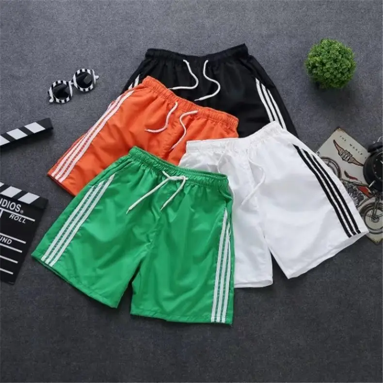Men's Black 3-Stripes Casual Shorts Quick-Drying - Image 5