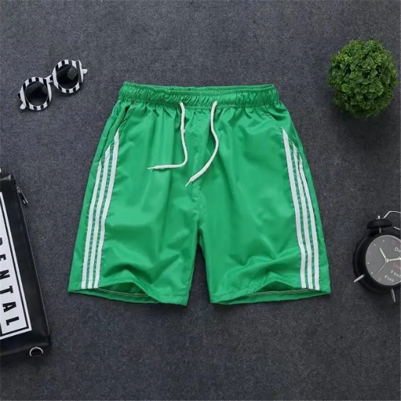 Men's Black 3-Stripes Casual Shorts Quick-Drying - Image 7