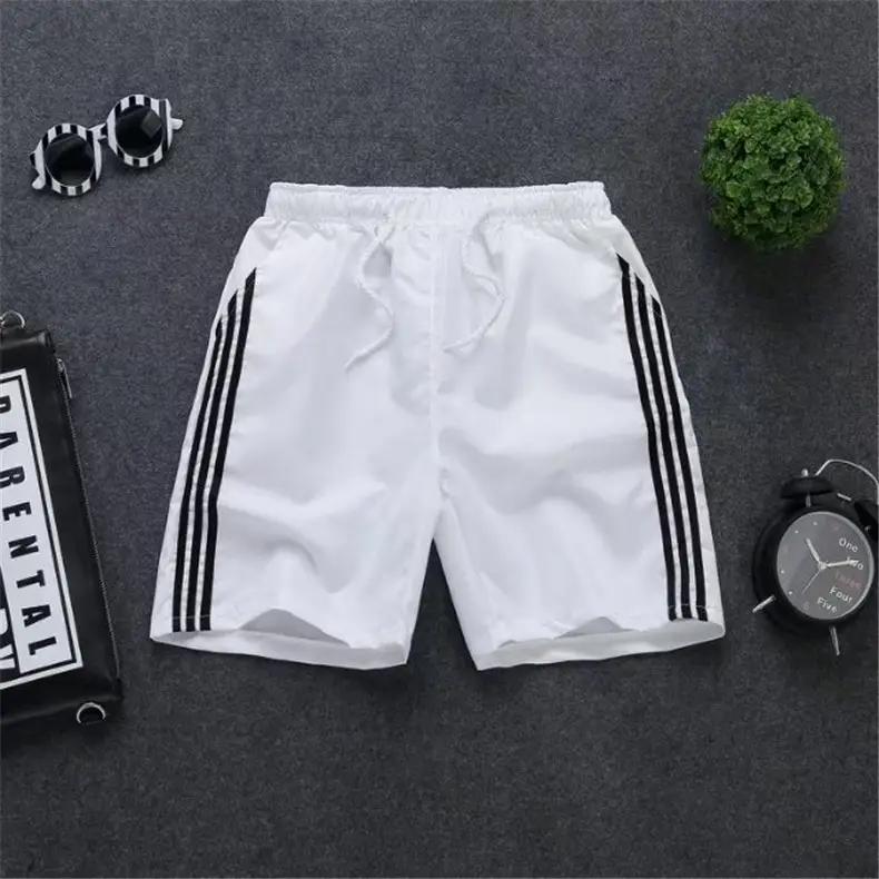 Men's Black 3-Stripes Casual Shorts Quick-Drying - Image 12