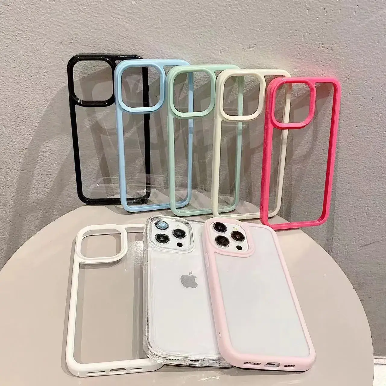 Candy Acrylic 17Pro Mobile Phone Case Protective Cover