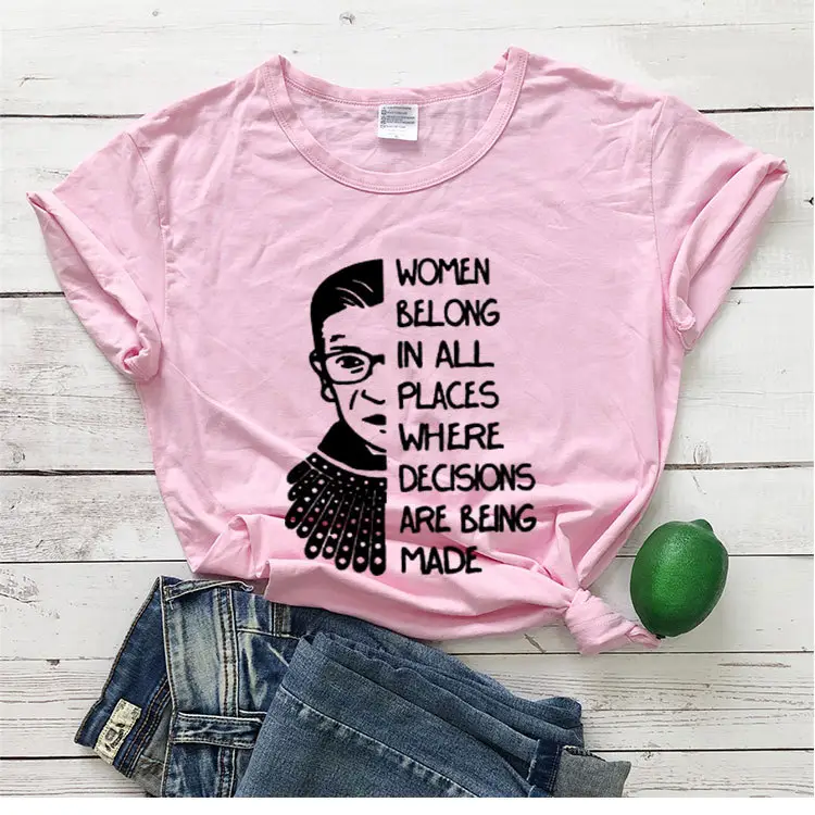 Women's Pink Graphic T-Shirt with Motivational Print
