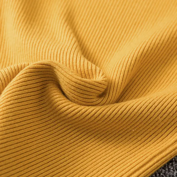 Women's Long Sleeve Red Knit Turtleneck Shirt — feature 45