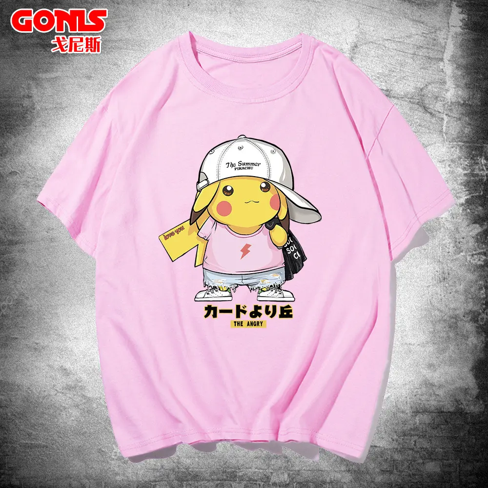 Blue Pikachu Cartoon T-Shirt for Men Women Summer Casual Wear - Image 7