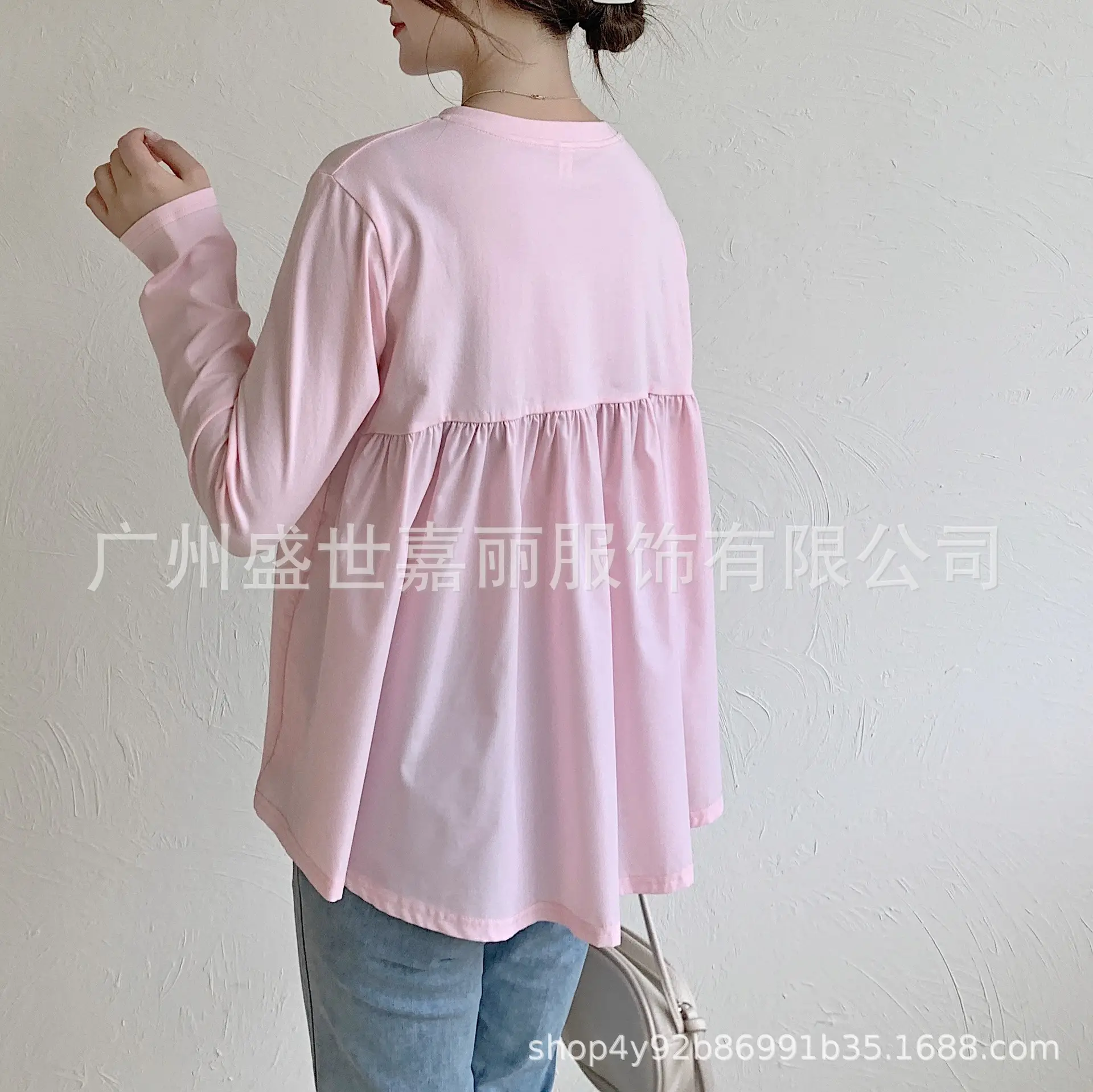 White Korean Style Puffy Top Cotton Summer Top - Image 7