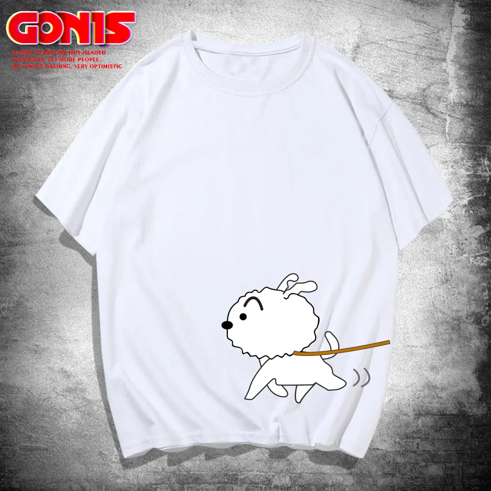 Blue Cotton T-shirt with Cartoon Print for Boys - Image 2