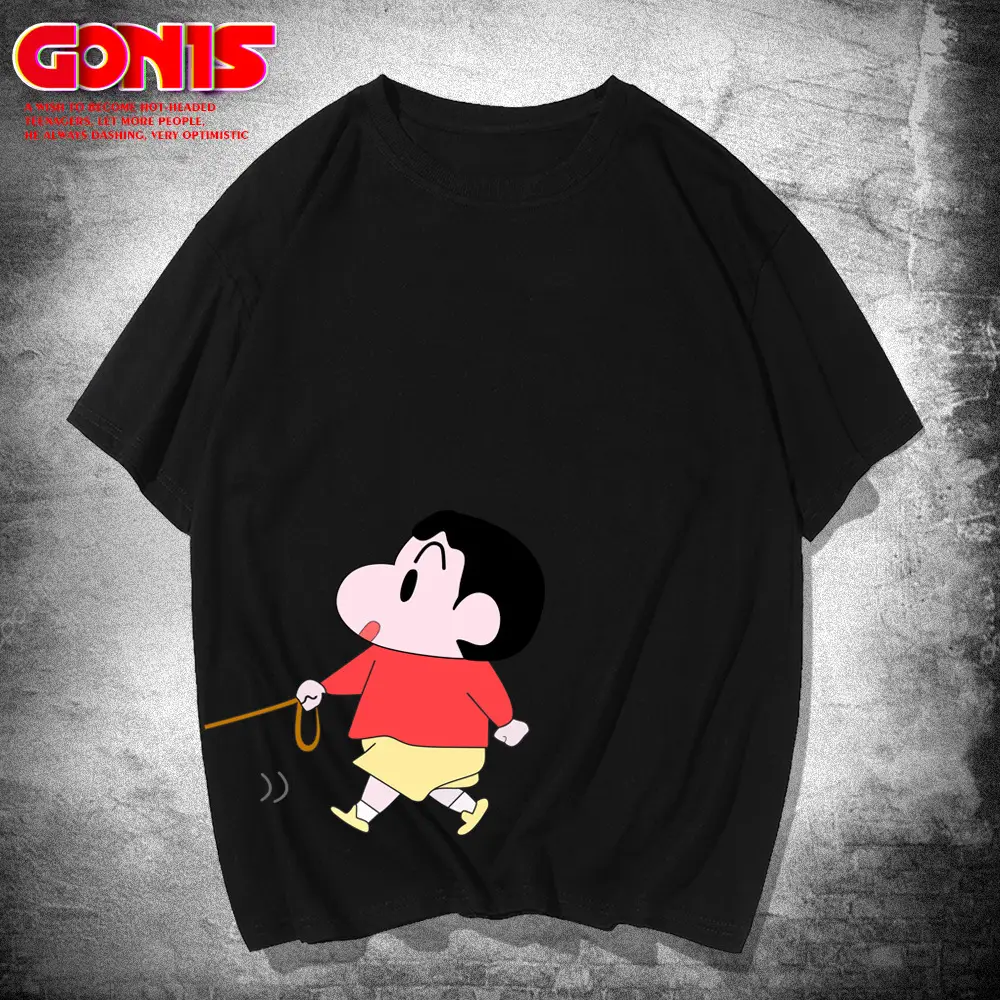 Blue Cotton T-shirt with Cartoon Print for Boys - Image 9