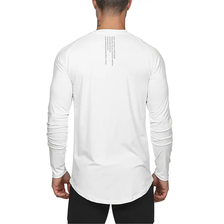Men's American Style Long Sleeve T-Shirt Black Camo — feature 15