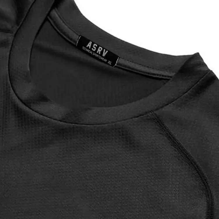 Men's American Style Long Sleeve T-Shirt Black Camo — feature 28