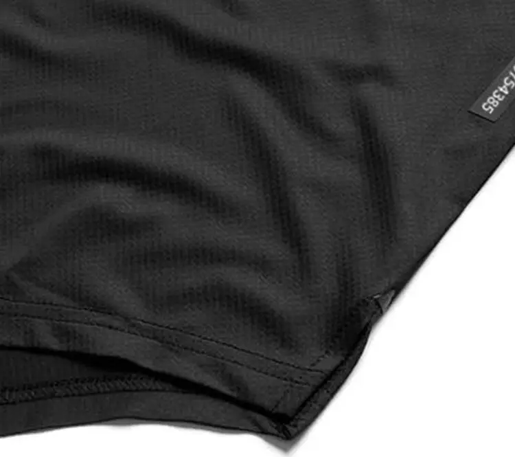Men's American Style Long Sleeve T-Shirt Black Camo — feature 30