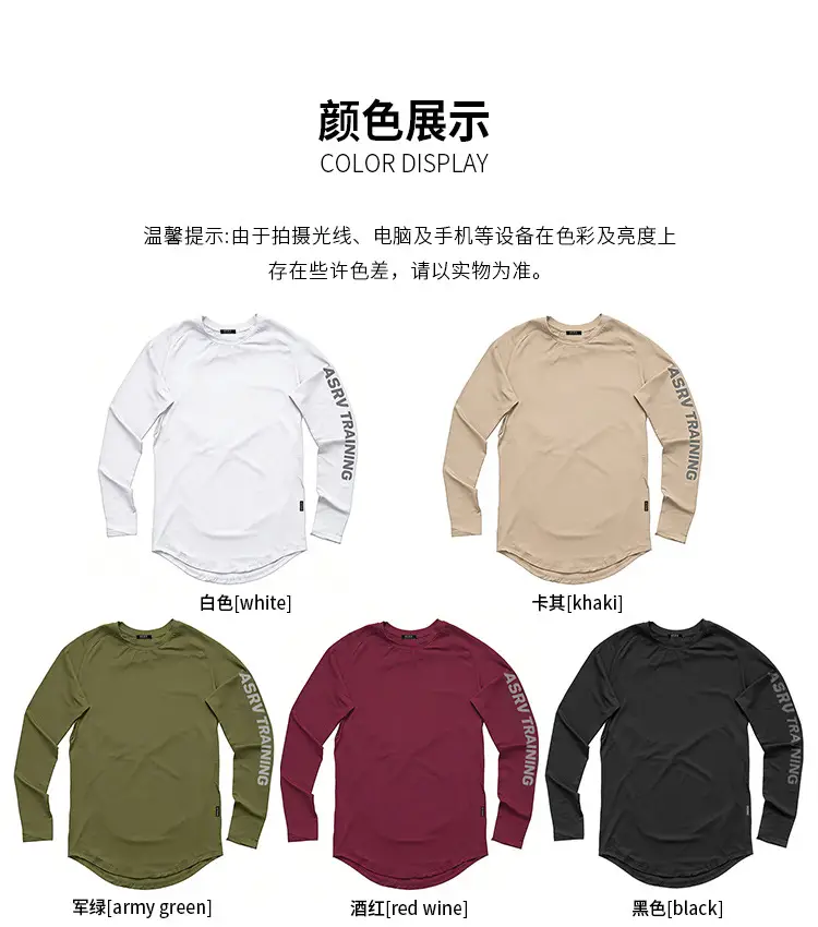 Men's American Style Long Sleeve T-Shirt Black Camo — feature 7