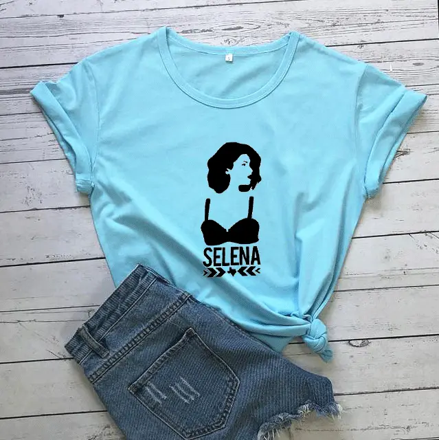 Selena Graphic T-Shirt Maroon Women Men Streetwear - Image 10