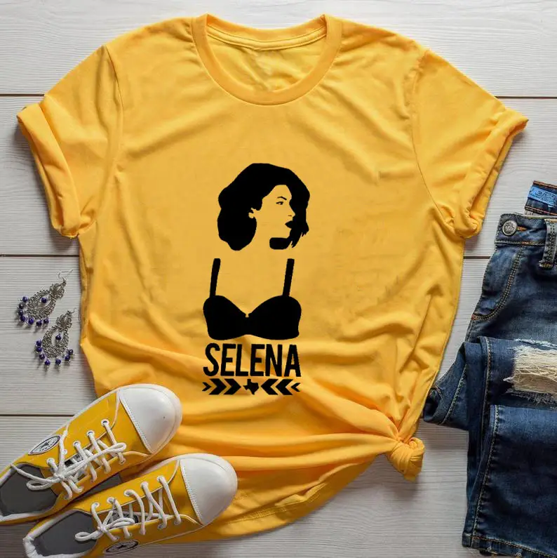Selena Graphic T-Shirt Maroon Women Men Streetwear - Image 6