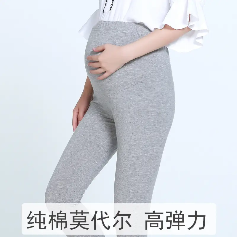 Pregnant Women Grey Leggings Spring Large - Image 6
