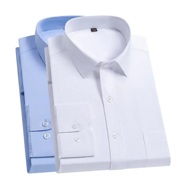 Men's Blue Striped Long Sleeve Shirt 207