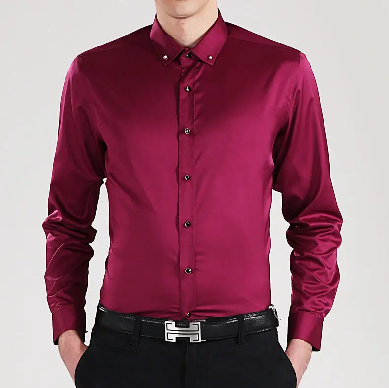 Men's Blue Striped Long Sleeve Shirt 207 — feature 25