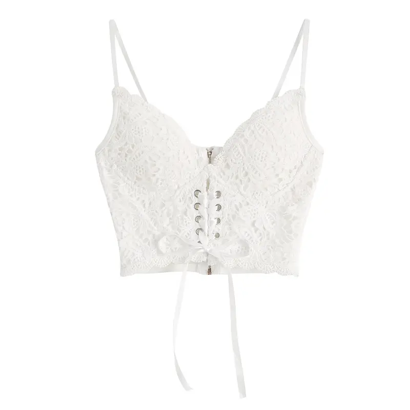 Black Lace Camisole Women's Summer Wear - Image 8