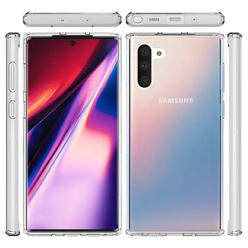 Transparent Samsung Phone Case Anti-Fall Two-One Acrylic - Image 5