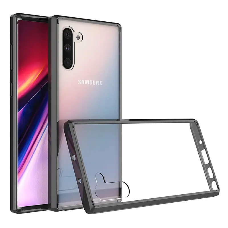 Transparent Samsung Phone Case Anti-Fall Two-One Acrylic — feature 4