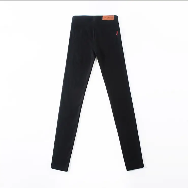 Tight Black Slimming Pencil Pants for Women