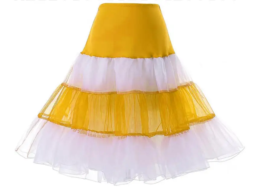 Red White Tulle Ball Skirt for Women Wedding Dress - Image 8
