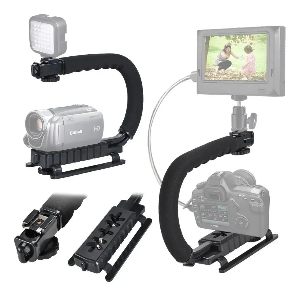 U-shaped single hot shoe bracket