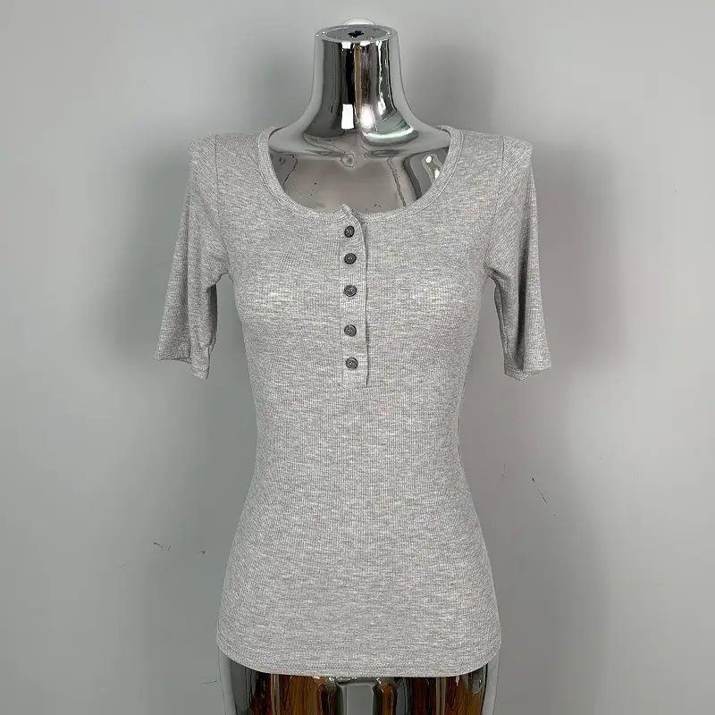 Gray short sleeve